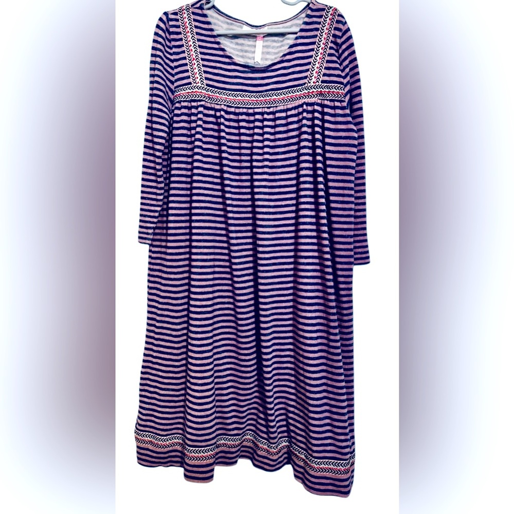 Matilda Jane Striped Purple Striped Kids Dress size 12